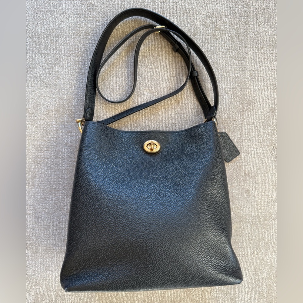 Coach Black Charlie Bucket Bag